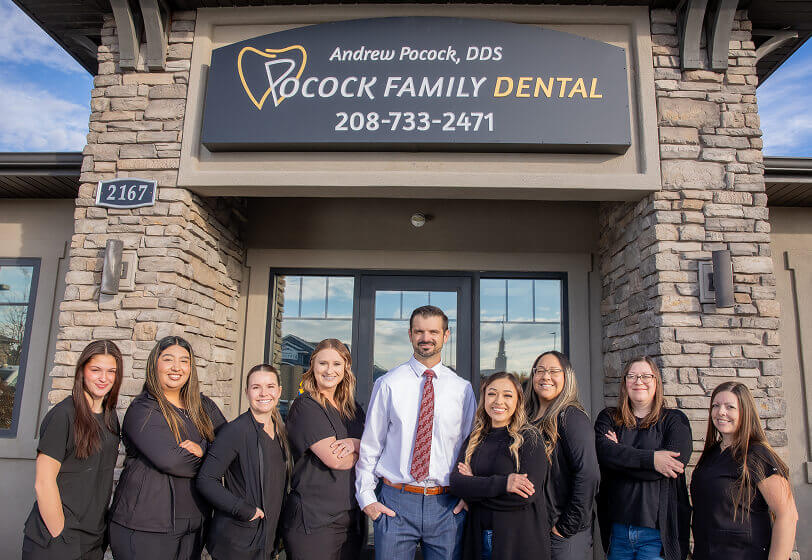 Dr. Pocock and team from Pocock Family Dental in Twin Falls ID.